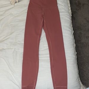 Lululemon Wunder Under leggings, size 4, spiced chai